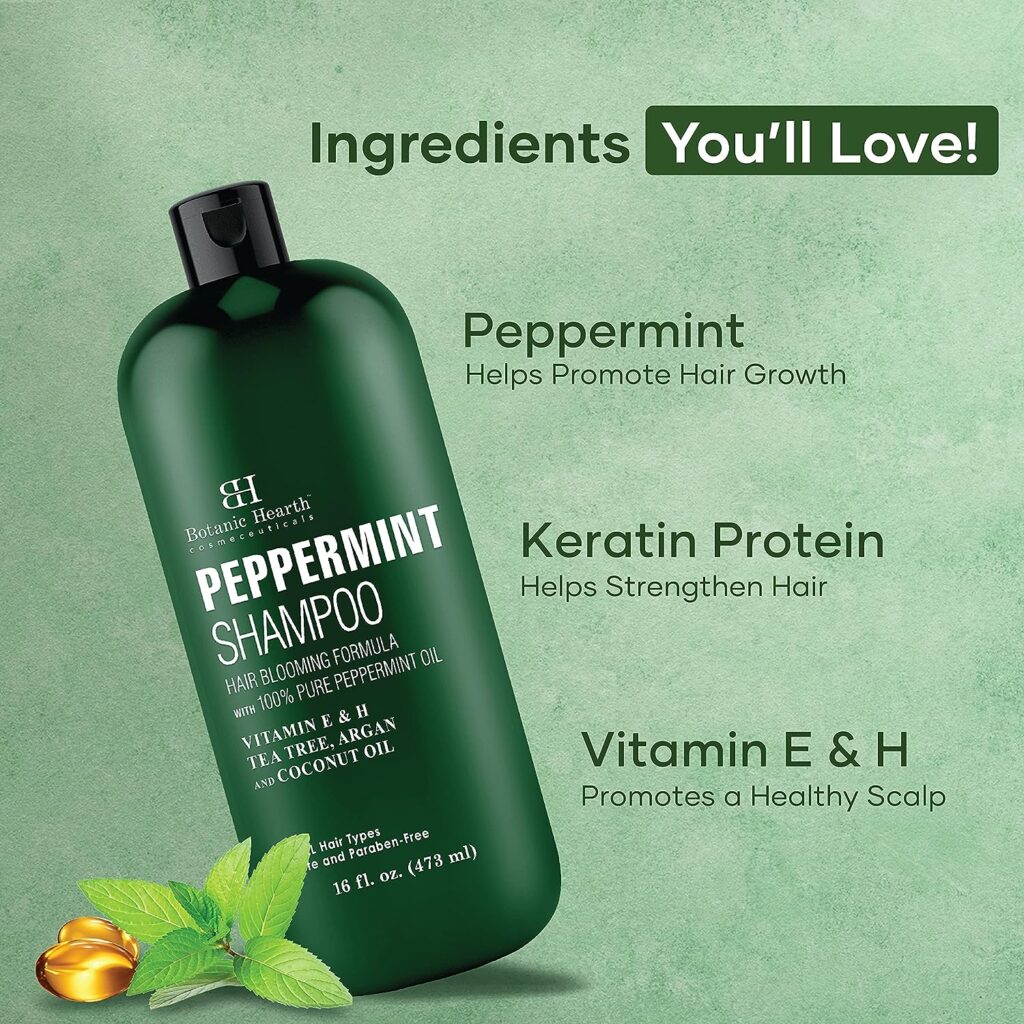 BOTANIC HEARTH Peppermint Oil Shampoo